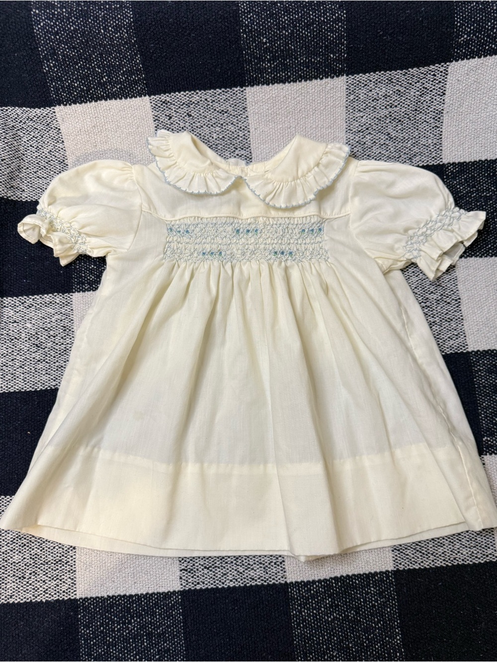 Vintage Polly Flinders Heirloom Dress Toddler Girls 18 Months MADE IN USA